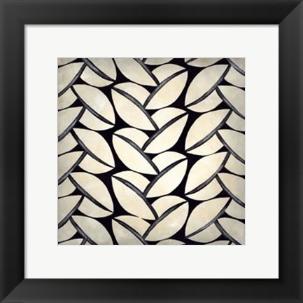 Framed Classical Leaves II Print