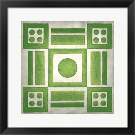 Framed Classical Garden IV Print