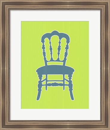 Framed Graphic Chair III Print