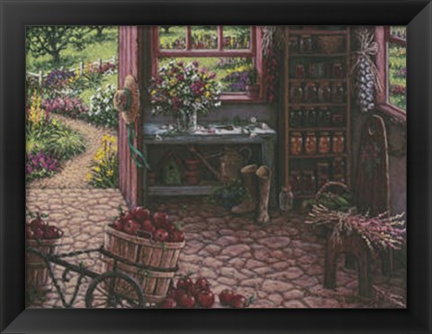 Framed Gardening Room Print