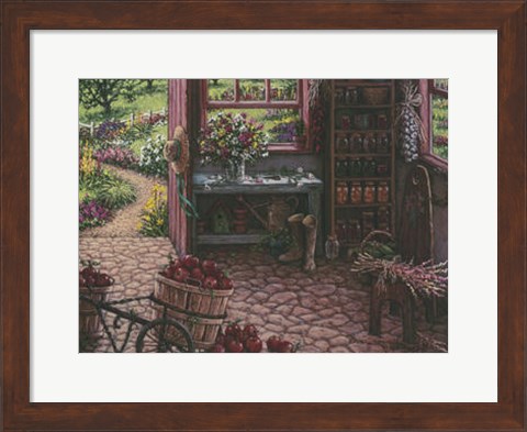 Framed Gardening Room Print