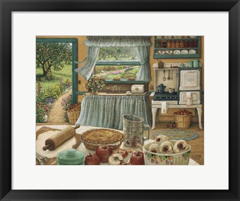 Framed Apple Pie Harvest Print