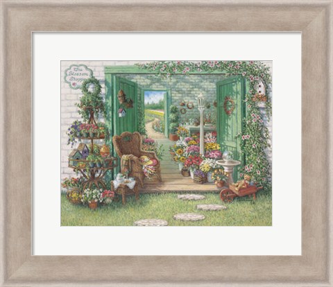 Framed Blossom Shoppe Print