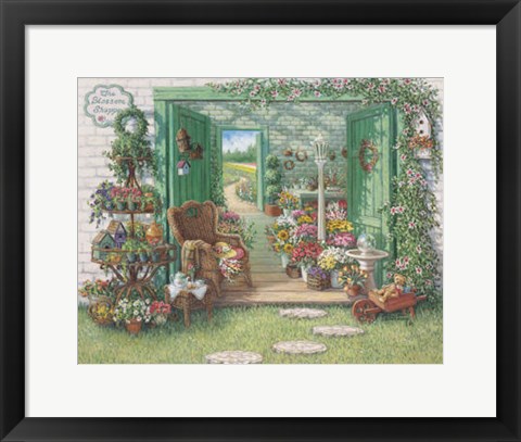 Framed Blossom Shoppe Print