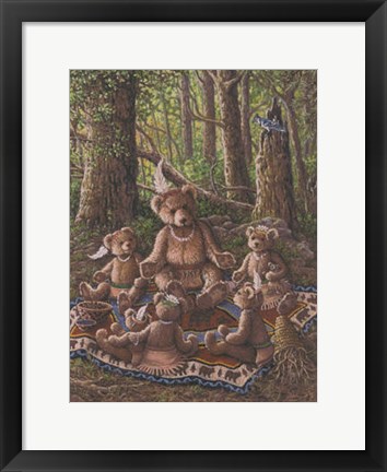 Framed Story Teller Print