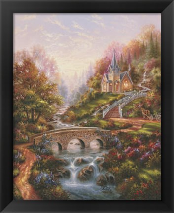 Framed Mountain Chapel Print