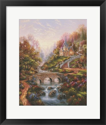 Framed Mountain Chapel Print