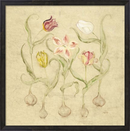 Framed Dancing Bulbs II Print