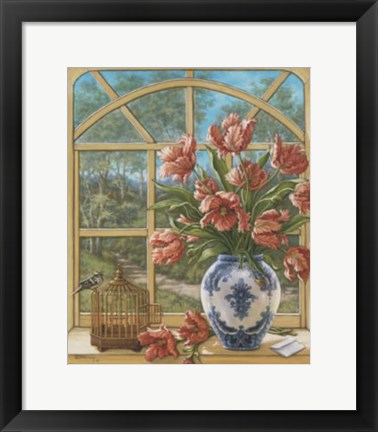 Framed Dragon Tulips Print