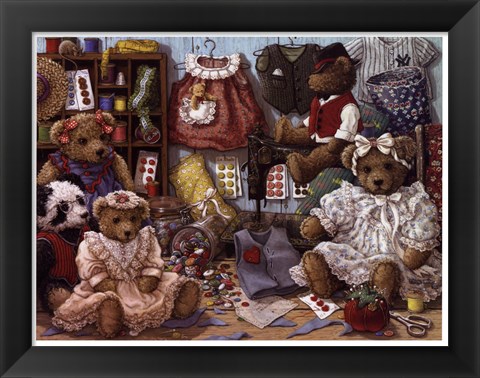 Framed Teddy Bear Wear Print