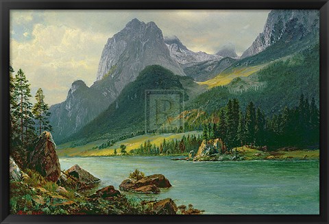 Framed Rocky Mountains Print