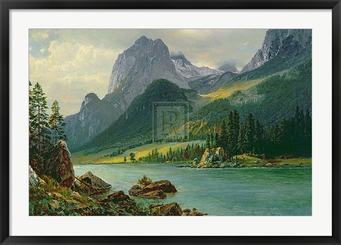 Framed Rocky Mountains Print