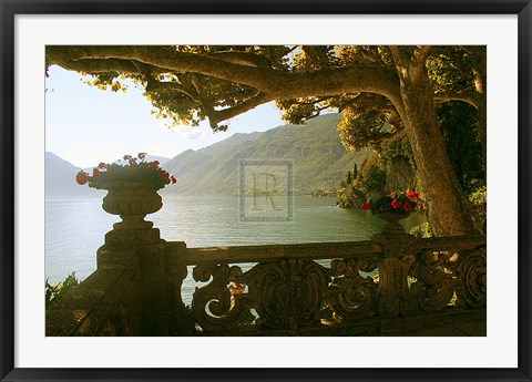 Framed Lakeside Romance II Print