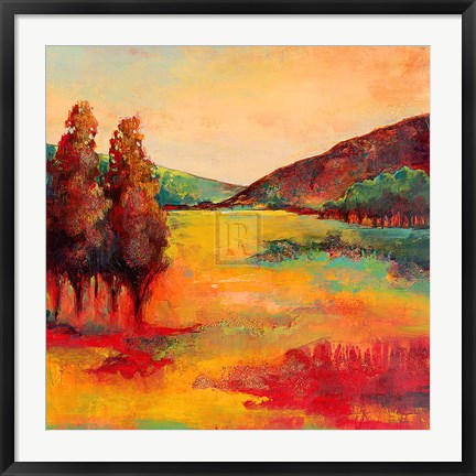 Framed Color Of Summer I Print