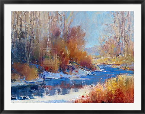 Framed Winterscene Print