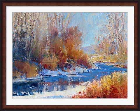 Framed Winterscene Print