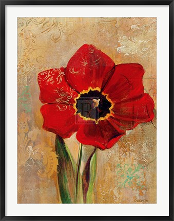 Framed Floral Promices V Print