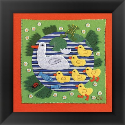 Framed Across The Pond Print