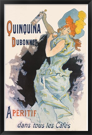 Framed Quinquina Dubonnet Print