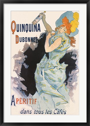 Framed Quinquina Dubonnet Print