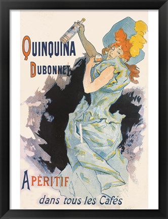 Framed Quinquina Dubonnet Print