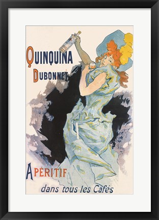 Framed Quinquina Dubonnet Print