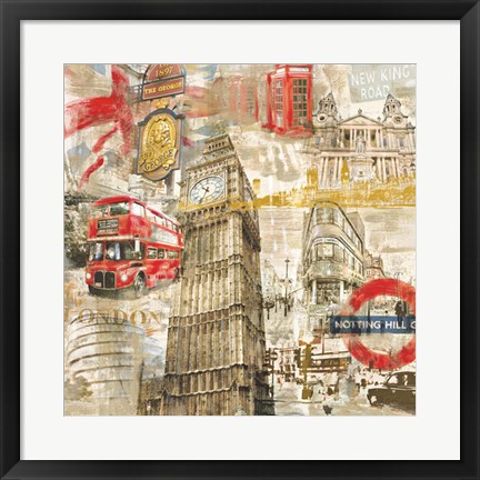 Framed In London Print