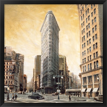 Framed Flatiron Building Print