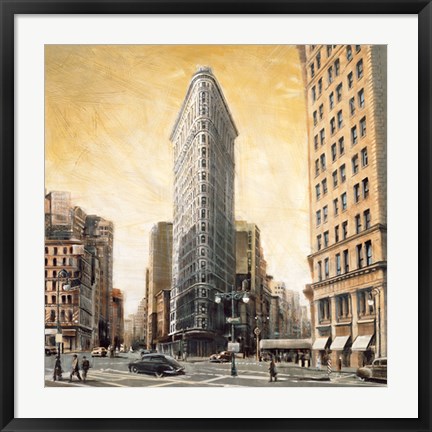 Framed Flatiron Building Print