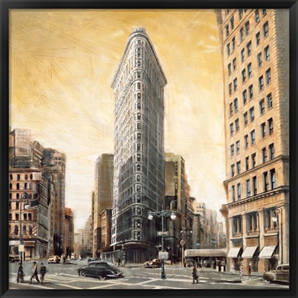 Framed Flatiron Building Print