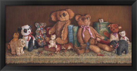 Framed Teddy Bear Collection Print