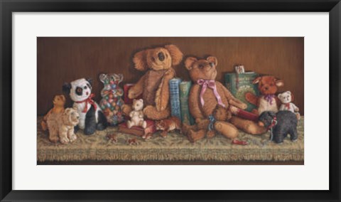 Framed Teddy Bear Collection Print