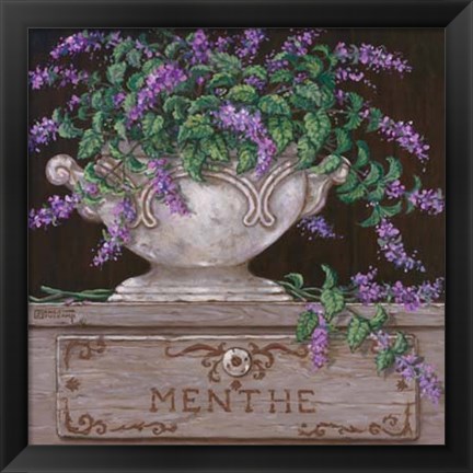 Framed Paquet De Menthe Print