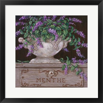 Framed Paquet De Menthe Print