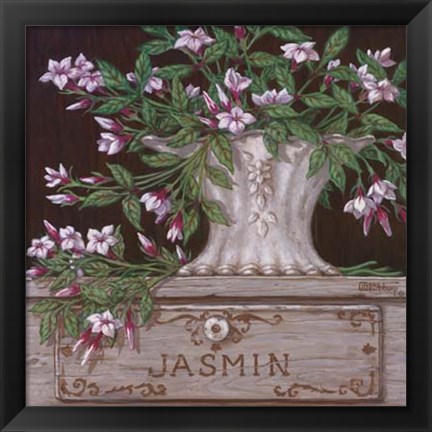 Framed Paquet De Jasmin Print