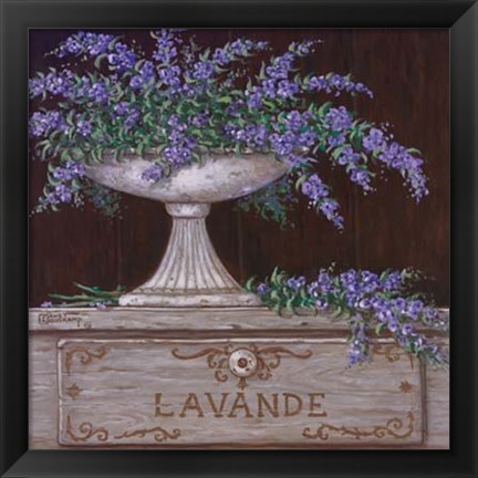 Framed Paquet De Lavande Print