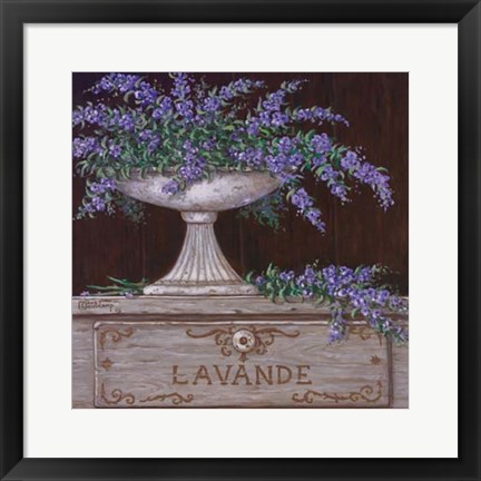 Framed Paquet De Lavande Print