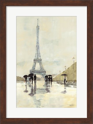 Framed April in Paris Print