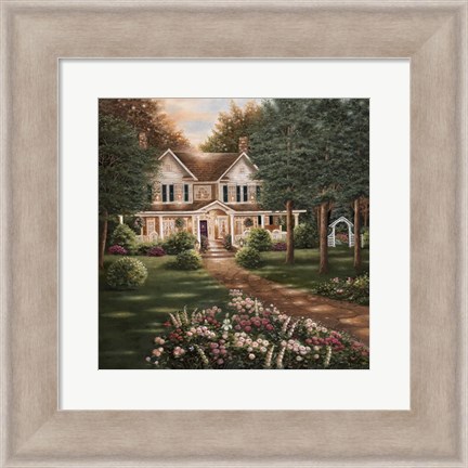 Framed Carolina Evening I Print