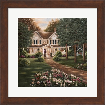 Framed Carolina Evening I Print