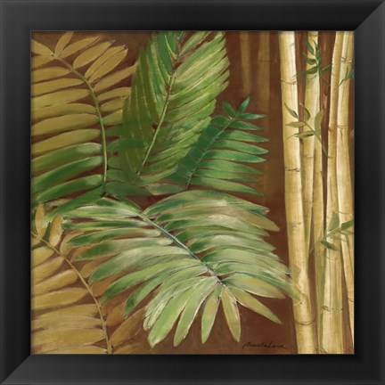 Framed Bamboo &amp; Palms II Print