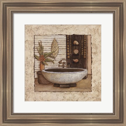 Framed Feng Shui Bath II Print