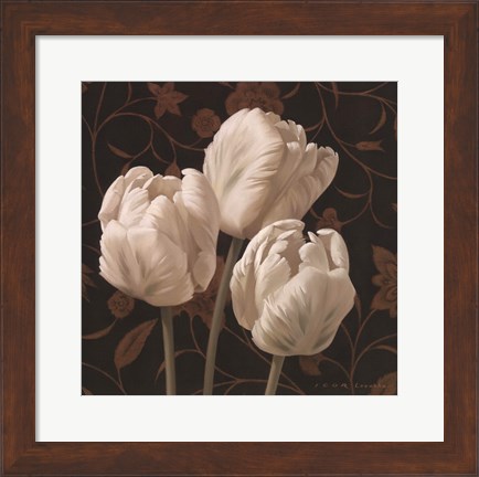 Framed Flores Elegante II Print