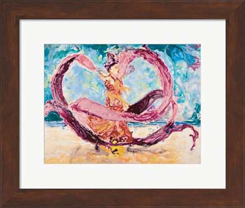 Framed China Dancer Print