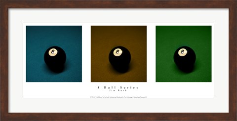 Framed 8 Ball Series Print