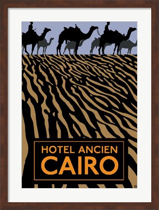 Framed Hotel Ancien - Cairo Print