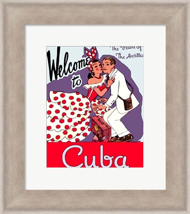 Framed Cuba Print