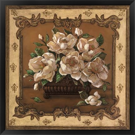 Framed Classical Magnolia Print