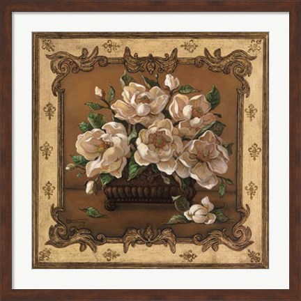 Framed Classical Magnolia Print