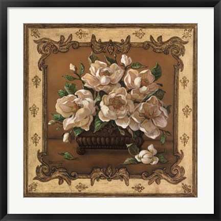 Framed Classical Magnolia Print